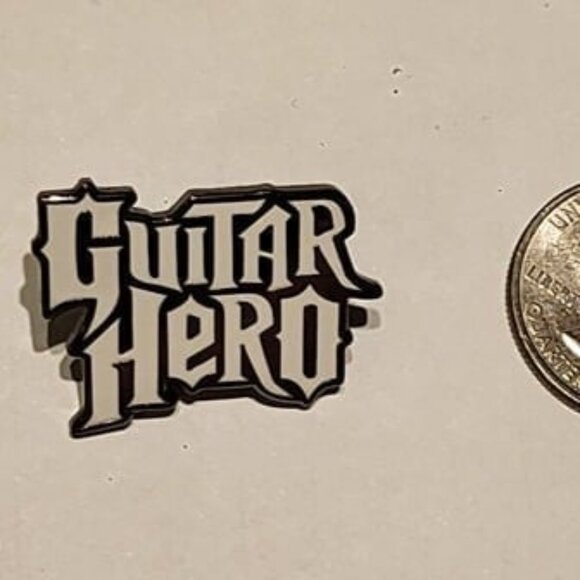 Retro Guitar Hero Nostalgia Enamel Pin - Activision Harmonix Collectible - Picture 4 of 4